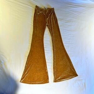 Gold stretch velvet bells from Girl on a Vine XS